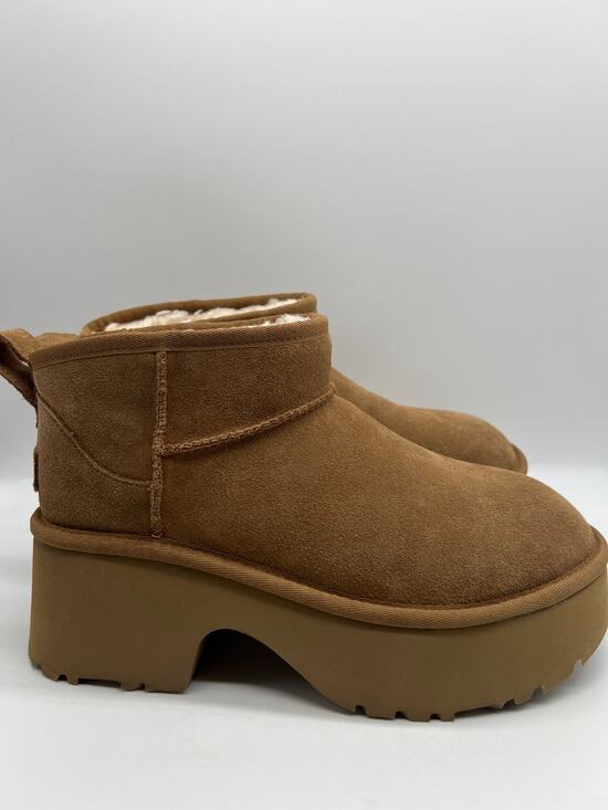 UGG Shoes - UGG Classic Ultra Mini New Heights Boot Chestnut 1158311 Women's Size 9 New